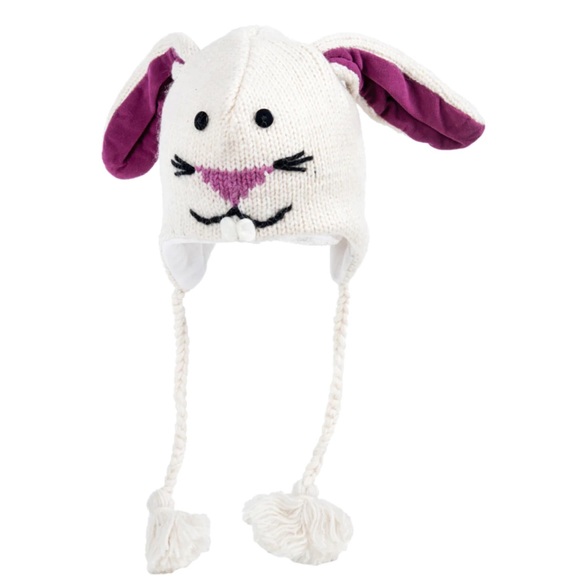 NWT Mohair Wool Bunny Rabbit Beanie - Picture 1 of 9
